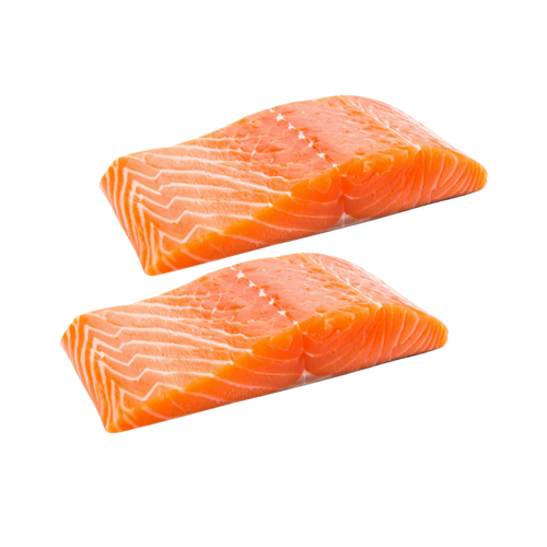 (1) Atlantic Salmon Portions, Skin-On, average 180-190g each, price per Kg