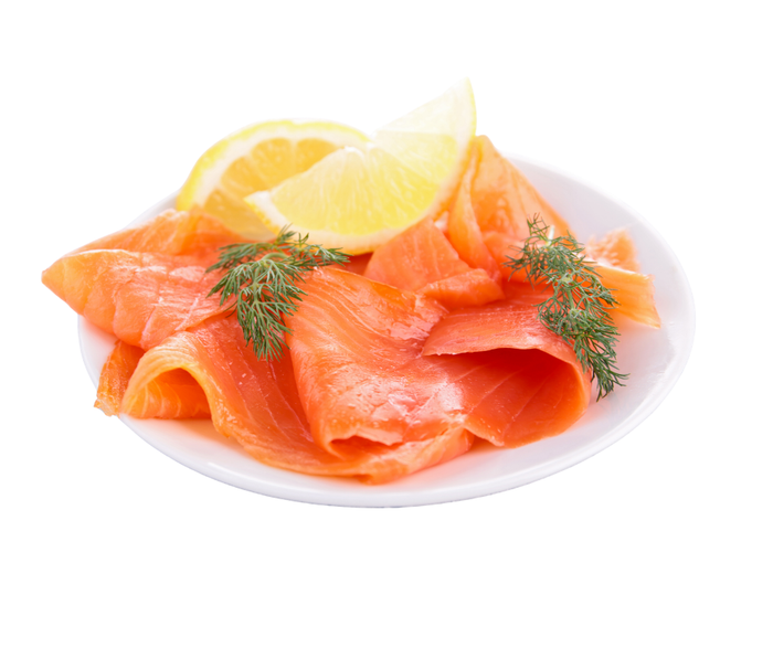(1) Cold smoked Salmon sliced 500g