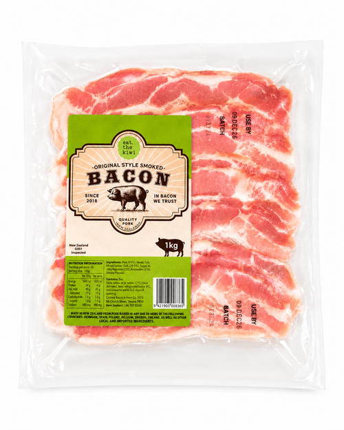 (1) ETK Kiwi Streaky Bacon, 1kg