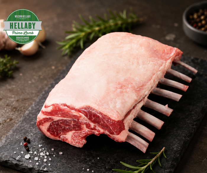 (1) Hellaby NZ Prime Lamb Frenched Rack Cap-Off, price per kg