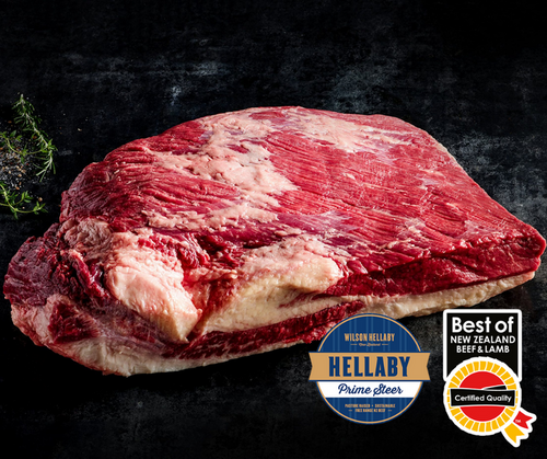 (1) Hellaby NZ Prime Steer Trimmed Beef Brisket, 4-5kg each, price per kg
