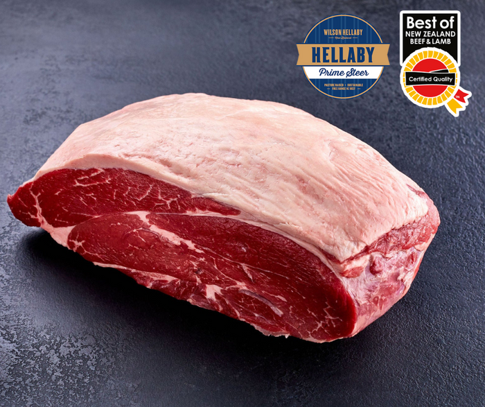 (1) Hellaby NZ Prime Steer Whole Beef Rump 5kg+, price per kg