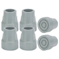 1 Inch Cane Tips 6 Pack Heavy Duty Rubber Replacement Crutch Tips for Walker Cane