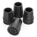 1 Inch Cane Tips Replacement Heavy Duty Rubber Anti Slip Crutch Tips 4 Pack