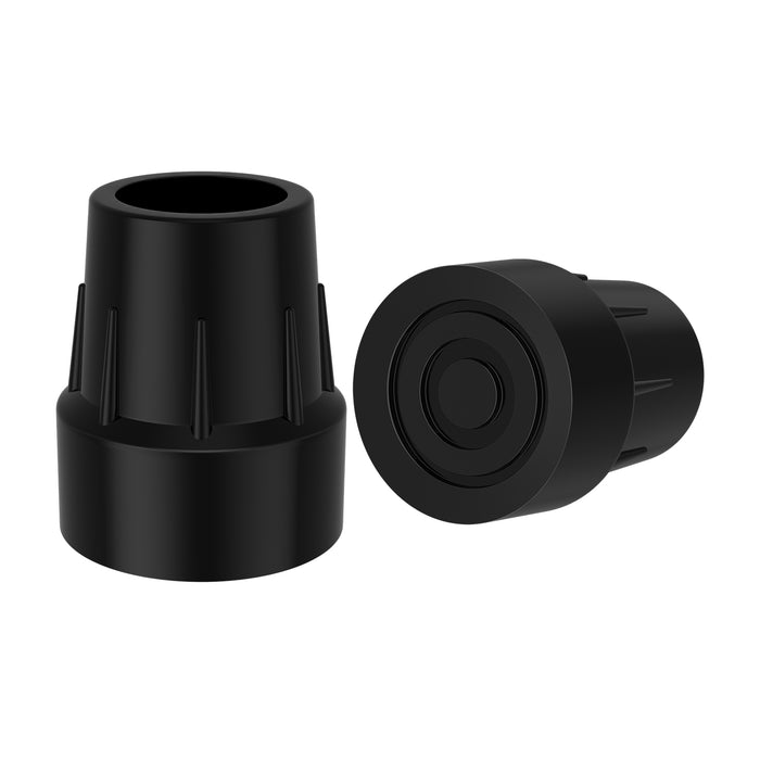 1 Inch Heavy Duty Cane Tips Replacement Non Slip Rubber 2 Pack