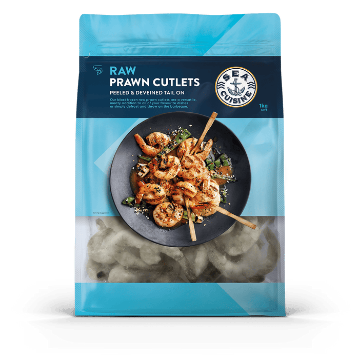 (1) Raw Prawn Cutlet 16/20, 1kg, Sea Cuisine (3895)