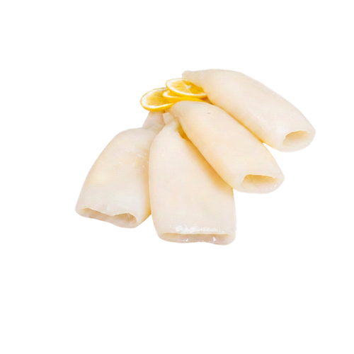 (1) Squid Tubes Skin Off U10, 5kg (Pacific, white box)