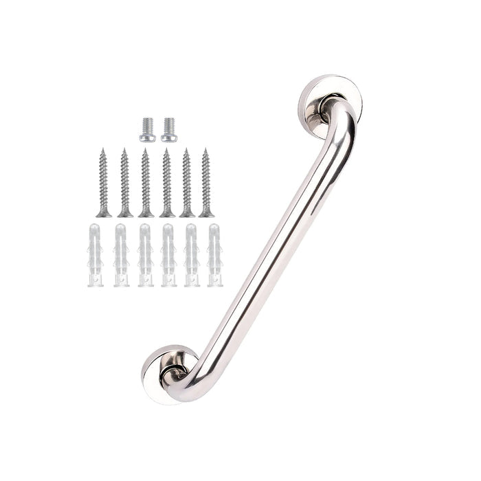 12 Inch Bathroom Grab Bar Stainless Steel Safety Support Rail 136kg