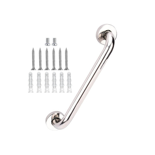 12 Inch Bathroom Grab Bar Stainless Steel Safety Support Rail 136kg