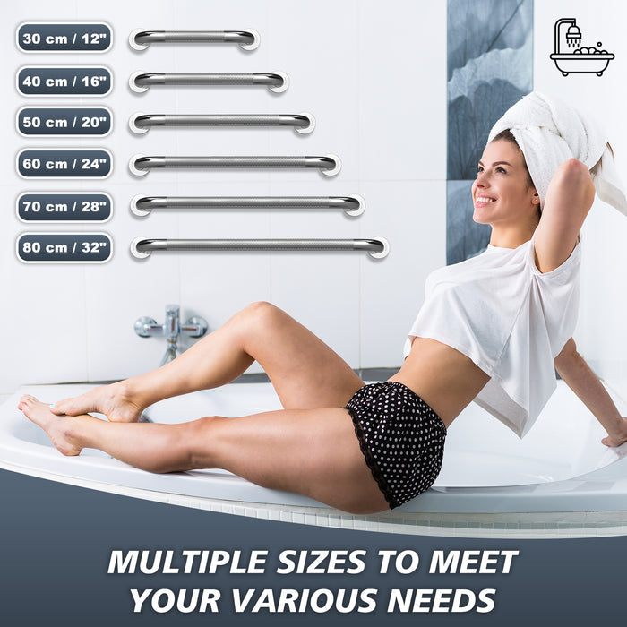 1.25 Inch Bathroom Grab Bar 304 Stainless Steel Heavy Duty Shower Safety Handle 500lb