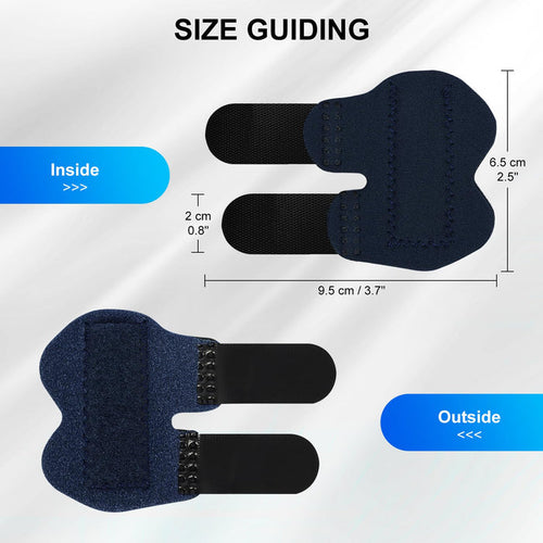2 Pack Adjustable Kids Finger Splint Support