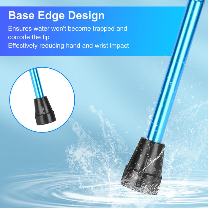3/4 Inch Cane Tips Anti-Slip Rubber Replacement for Walking Canes & Crutches