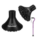 3/4 Inch Cane Tips Replacement Heavy Duty Rubber Anti Slip All Terrain 2 Pack