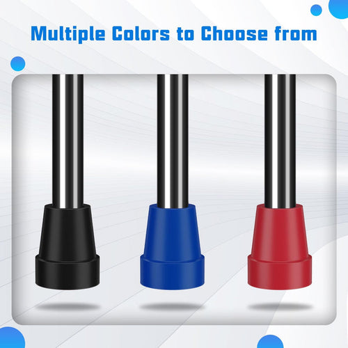 3/4 Inch Cane Tips Steel-Reinforced Rubber Replacement Tips