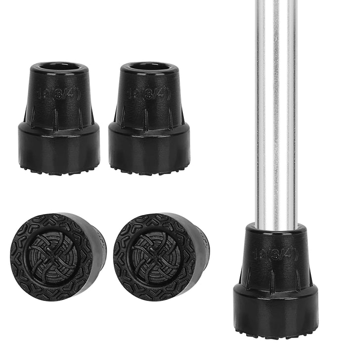 4-Pack 3/4 PVC Cane Tips