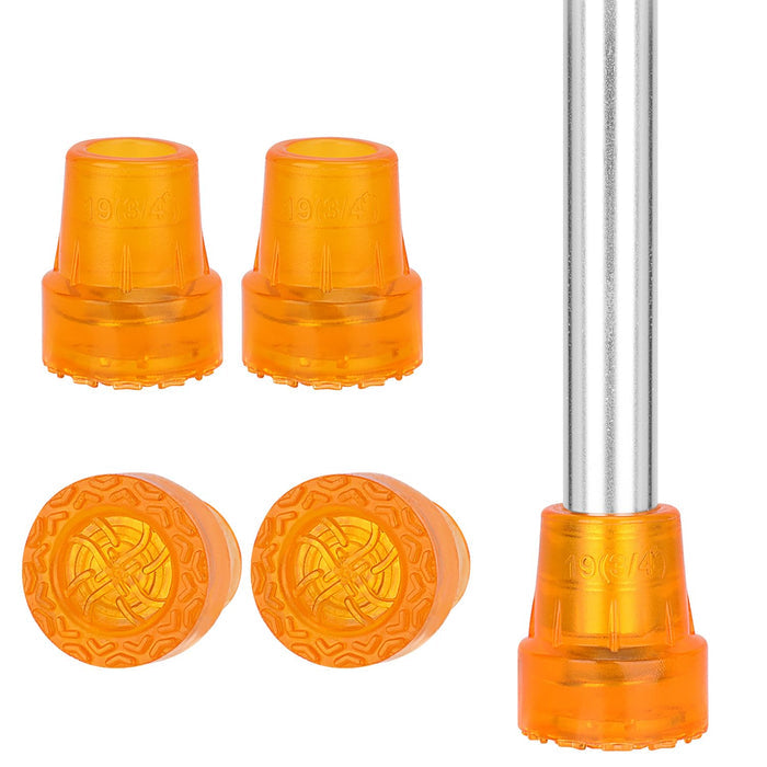 4-Pack 3/4 PVC Cane Tips