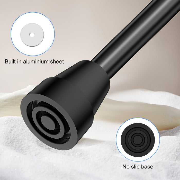 6-Pack Non-Slip Stable High-Strength Rubber Cane Tip