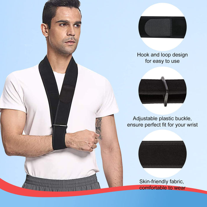Adjustable Arm Sling Shoulder Immobilizer for Injury Recovery