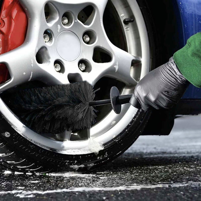 AMTECH | Large Black Wheel Brush | 445 MM