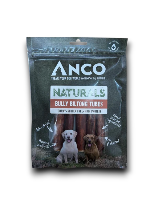 Anco Naturals Bully Biltong Tubes Dog Chew