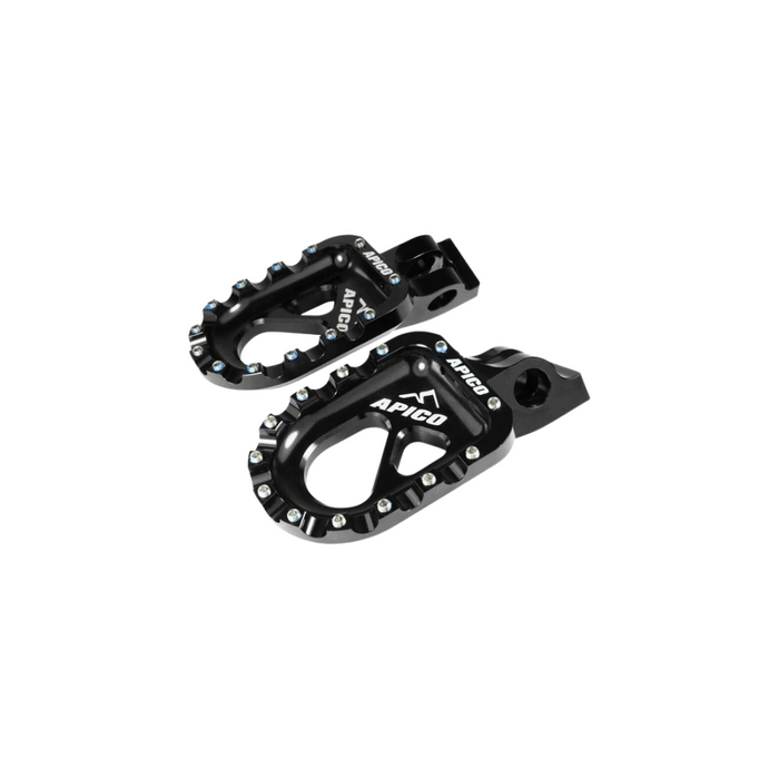 Apico Trials Footpegs - Aluminium CNC - Road and Trials
