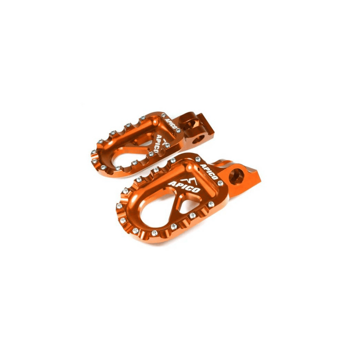Apico Trials Footpegs - Aluminium CNC - Road and Trials