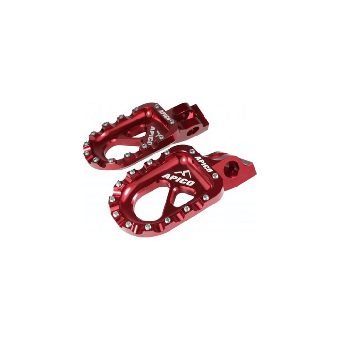 Apico Trials Footpegs - Aluminium CNC - Road and Trials
