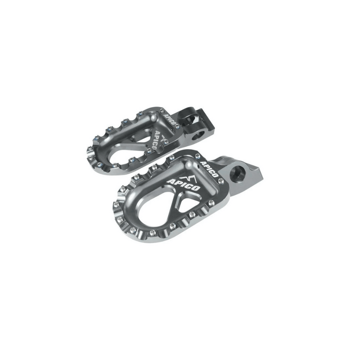 Apico Trials Footpegs - Aluminium CNC - Road and Trials