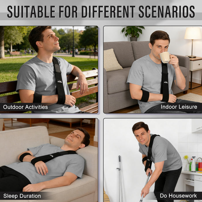 Arm Sling Shoulder Immobilizer Adjustable Universal Support Brace