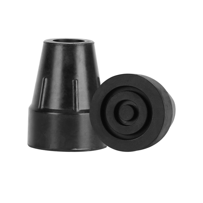 Cane Tips 2-Pack Anti-Slip Rubber Replacement for Walking Canes & Crutches