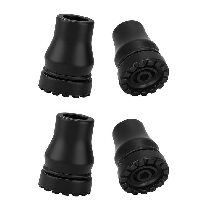 Cane Tips 4-Pack Anti-Slip Rubber Replacement Feet for Walking Canes