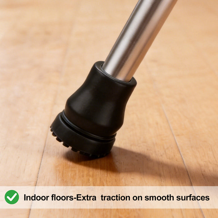 Cane Tips 4-Pack Anti-Slip Rubber Replacement Feet for Walking Canes