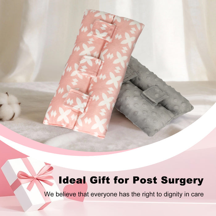 Chest Seatbelt Pillow, Soft Comfort Cushion for Travel, Car Seat Belt Pressure Relief Pad for Upper Body Support