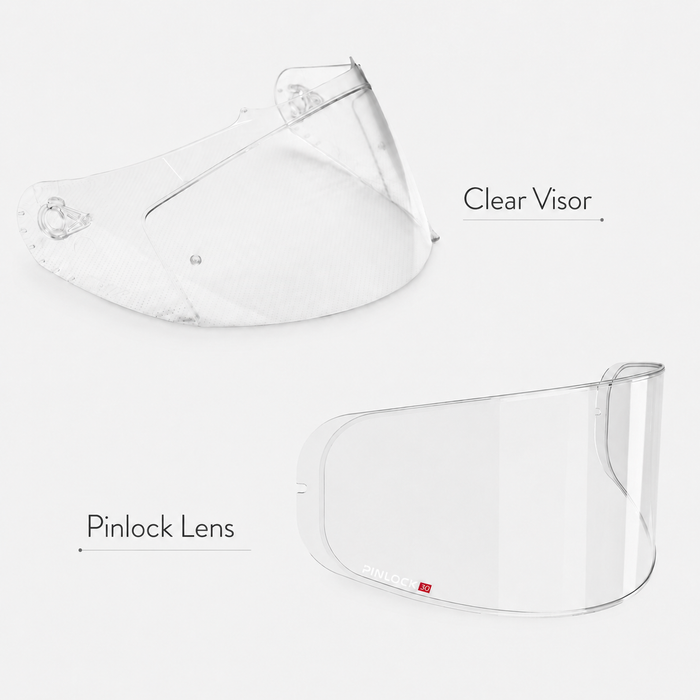 Clear Visor + Pinlock Lens Combo