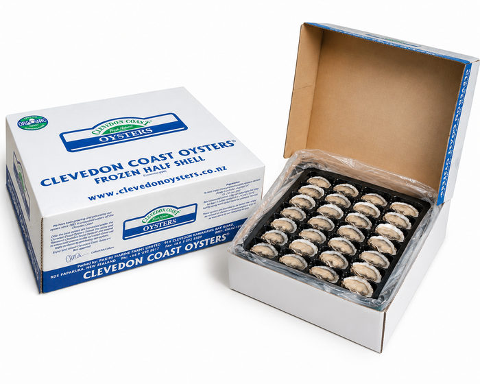 Clevedon Coast Premium Oysters, 60 pieces LARGE SIZE  (75mm to 90mm)