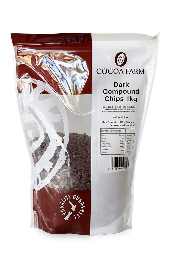 Cocoa Farm, Dark Chocolate Compound Chips 1kg