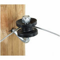 Corner Post Bracket Kit, 3/8-In., High Strain Corner & End Assembly, For Straight Line Fencing