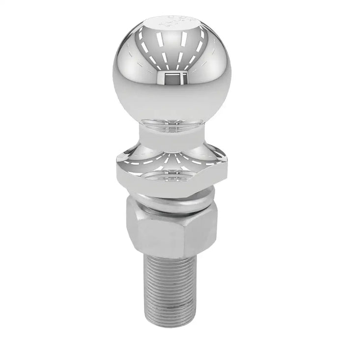 Curt 2" Trailer Ball (1" x 3" Shank, 6,000 lbs., Chrome, Packaged)