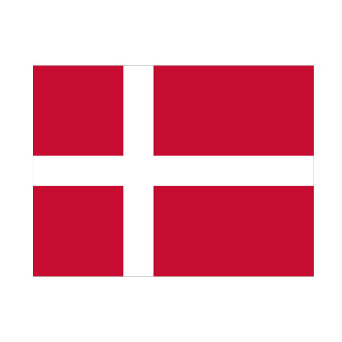 Denmark Polyester Fabric Flag 5ft x 3ft