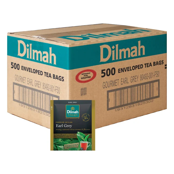 Dilmah, Earl Grey Black Tea 500 Foil Enveloped Teabags