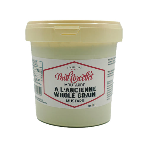 (DIS) Mustard French Wholegrain, Moutarde Paul Corcellet 1kg