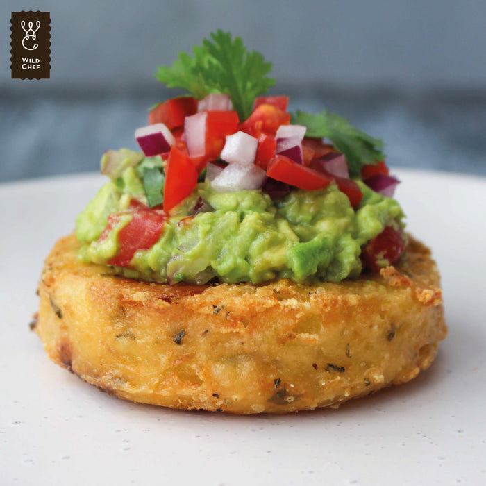 (DIS) Wild Chef PARMESAN HASH CAKES 80g x30pc per bag, 2.4kg Gluten Free (3.3WST per piece)