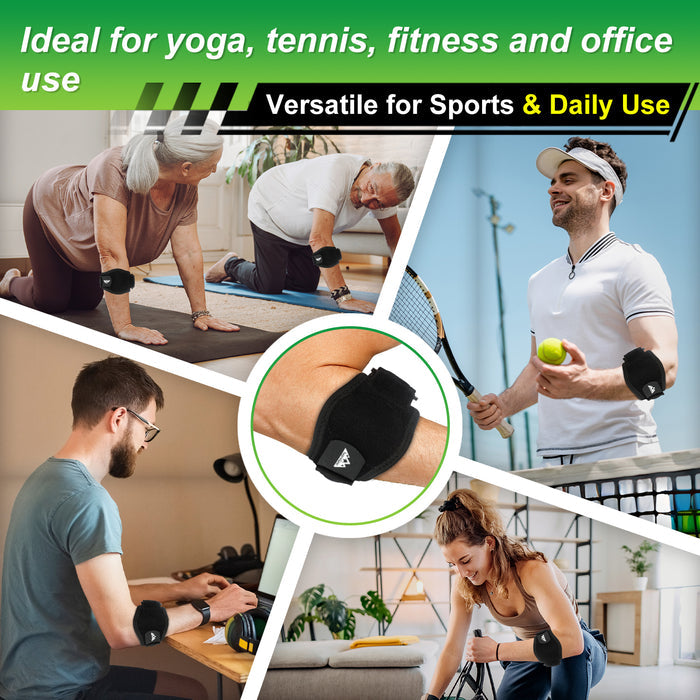 Elbow Brace ¨C Adjustable Forearm Support with Compression Pad (1 Pack)