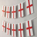 England St George's Paper Flag Bunting - 2.4m (British Made)