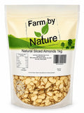 Farm by Nature, Almonds Natural Sliced 1kg