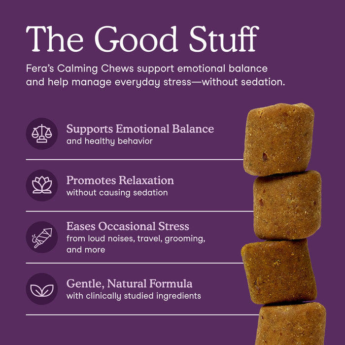 Fera Pets- Calming Soft Chew Dog Supplement