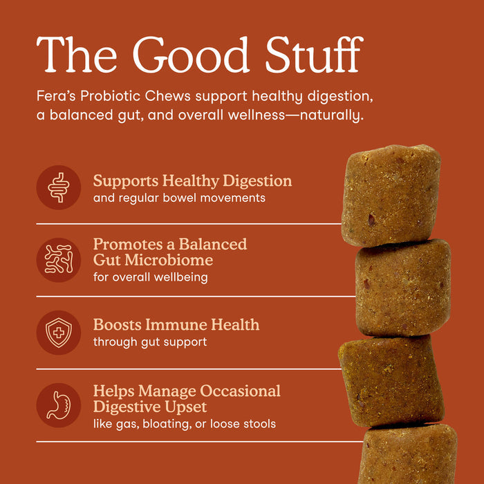 Fera Pets- Probiotic Soft Chew Dog Supplement