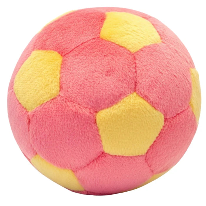 Fluff & Tuff Lemonade Soccer Ball  Plush Dog Toy