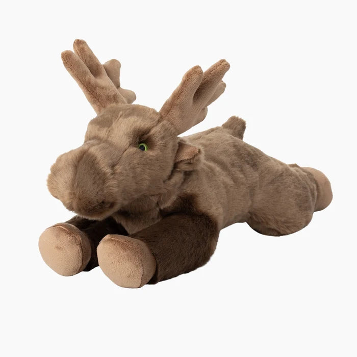 Fluff & Tuff Trax Moose Plush Dog Toy