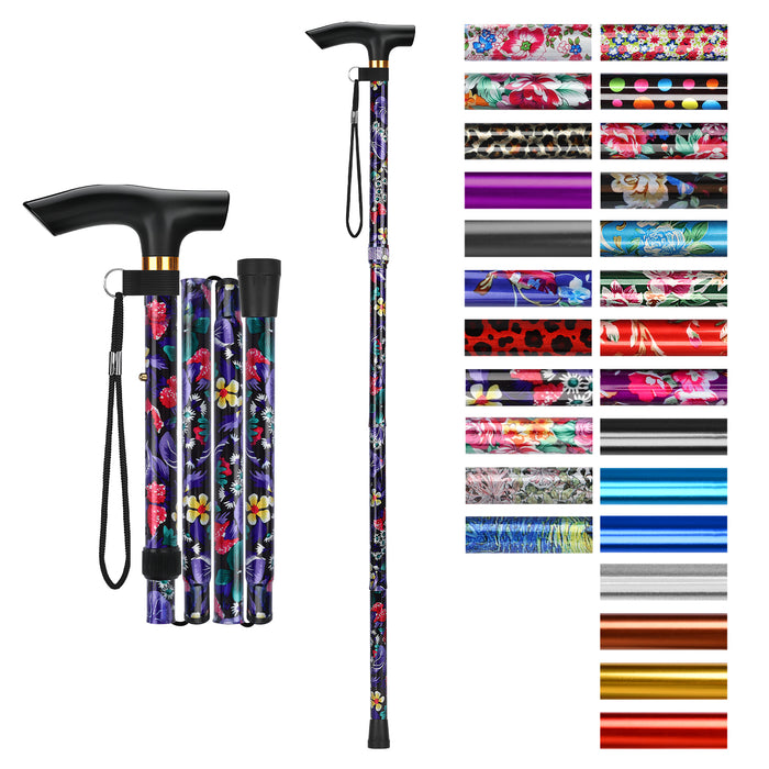 Black Large Floral